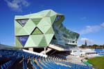 Headingley Cricket Club Carnegie Pavilion, Leeds, UK (2010), by Will Alsop for Alsop Architects, part of the Archial Group