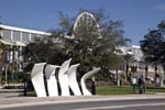 The “Cascade Series” bus shelters along Orlando’s International Drive