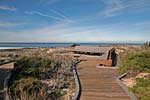 Pristine ocean view from the Asilomar Conference Grounds.