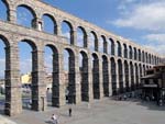 Roman Aqueduct of Segovia, constructed in 1 AD and still in use today.