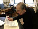 Vito Acconci in his studio, July 30, 2015