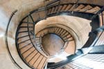 American Fork, Utah: Star Mill's spiral staircase, built inside an old grain elevator of the former flour mill (1888), used cross-laminated timber panels placed within the flooring system.
