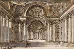 A colonnaded atrium with domes, c. 1740-43