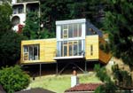 The west elevation of the Lexton/MacCarthy Residence in Silver Lake.