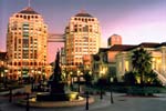 The Oakland Federal Building is a monumental gateway to the city's revitalized downtown.