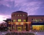 U.C. Davis Medical Center: 10-acre M.I.N.D. Institute dedicated to finding a cure of autism other neurological disorders. The main entry rotunda is the hub of the center for staff and families and leads to the library, café, laboratories, and patient exam rooms.